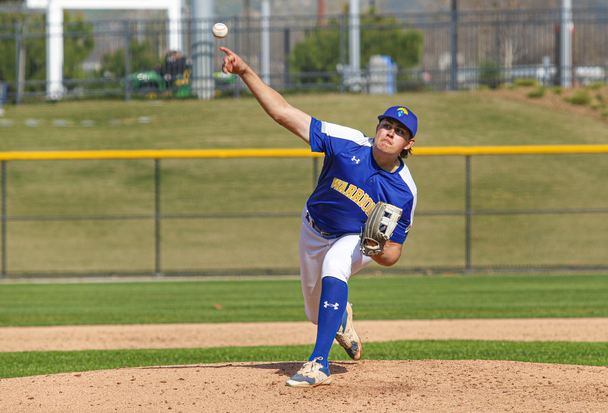 Kyle Douphner was solid in Game 2, allowing four earned on six hits, while striking out four. Photo by Adrian Wilson.