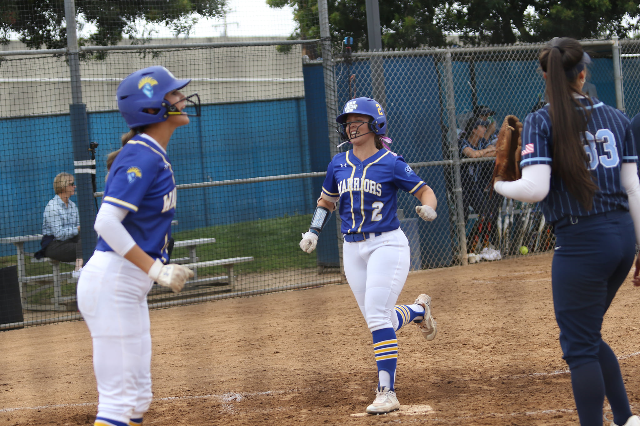 Natalie Ziegler going 5-8 in games 1 and 2 with a Triple and 2 Doubles photo by Adrian Wilson