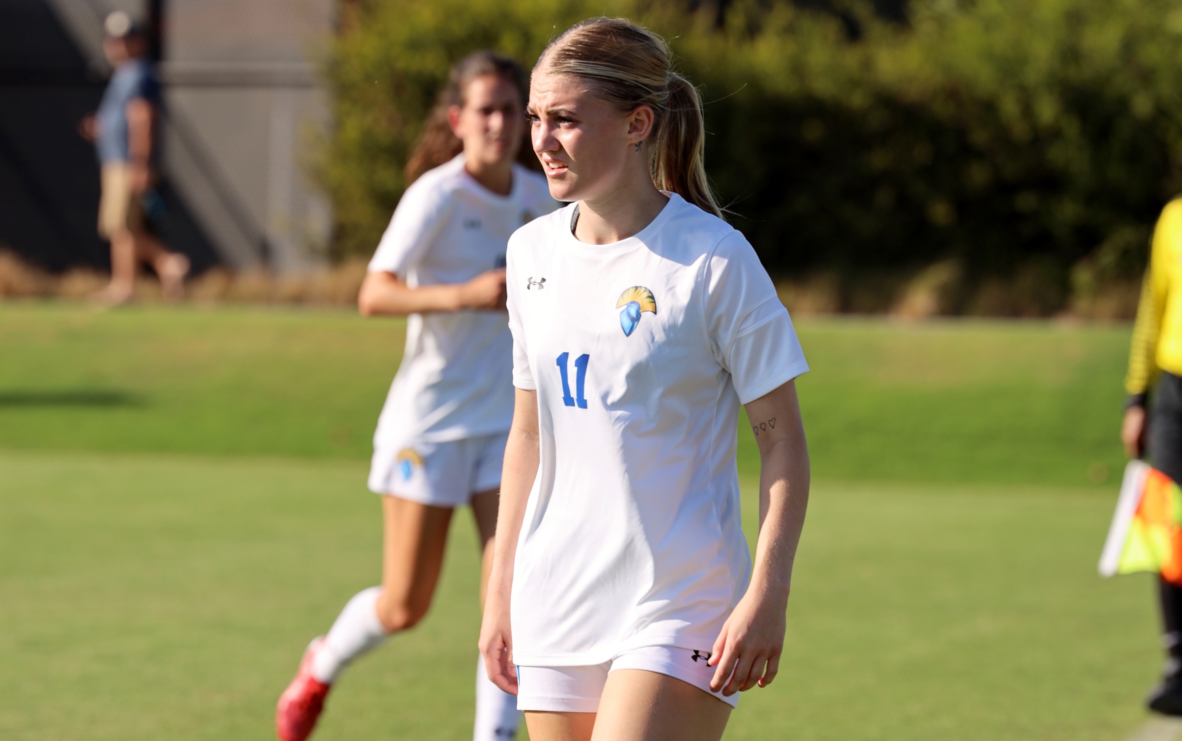 Daisy Clements scored a hat trick for the Warriors Saturday in Vallejo. File Photo.